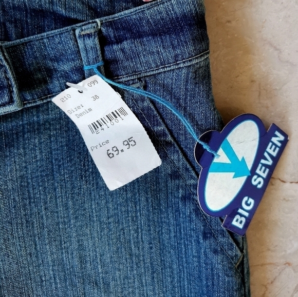 Nwt Big Seven Jean shorts cutoffs stretch - Picture 3 of 5